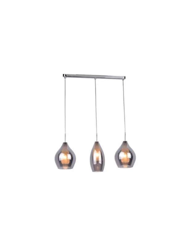 Azzardo AMBER MILANO 3 CHROME 3xG9 Wisząca Chrom AZ2149 kolory-swiatla.pl Szybka wysyłka