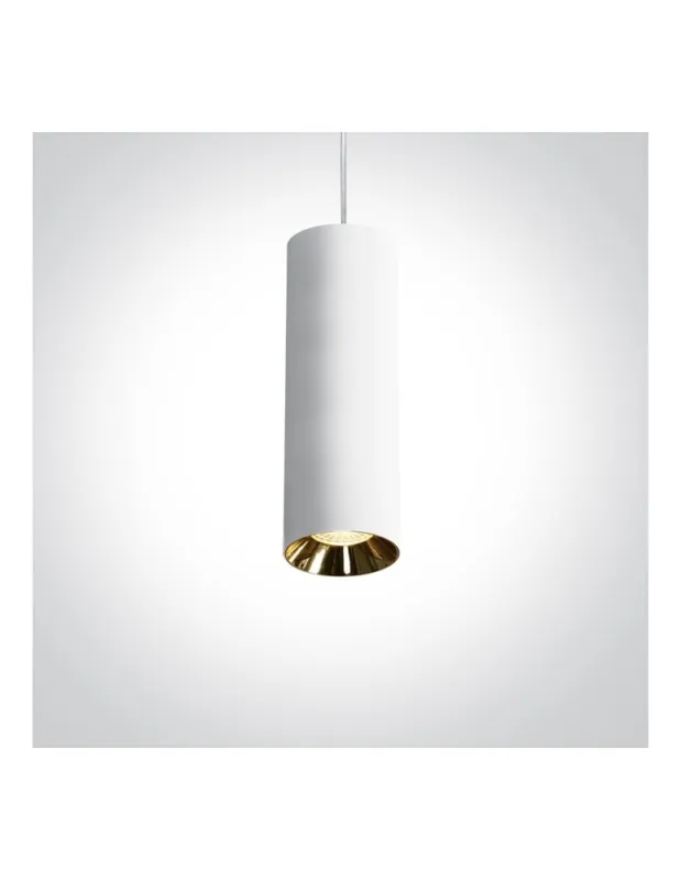 One Light lampa biała wisząca rura Kallifoni 63105M/W kolory-swiatla.pl Oferta czasowa