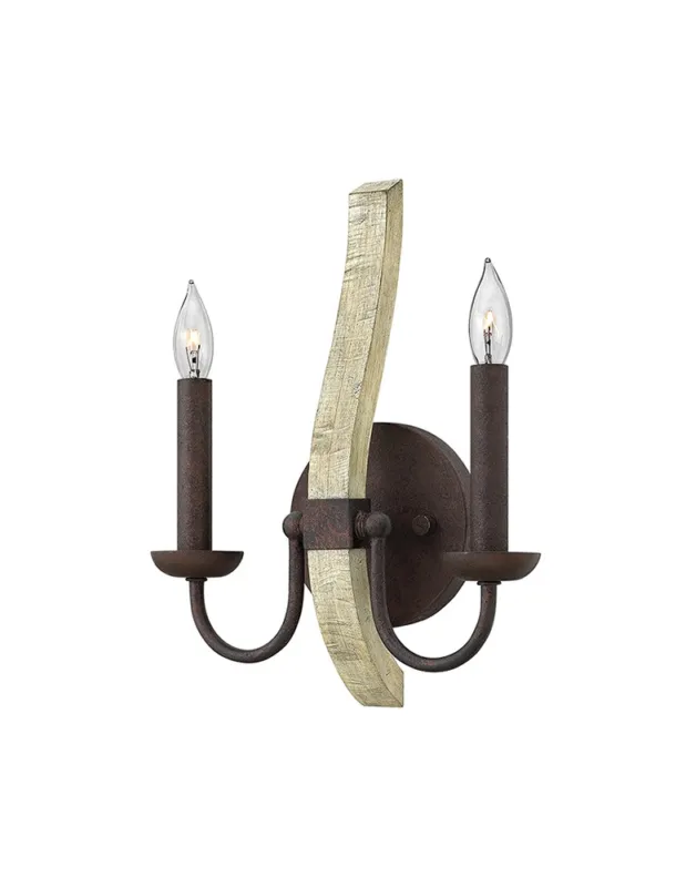 Ostatnie sztuki Hinkley Kinkiet MIDDLEFIELD 2x40W E14 HK/MIDDLEFIELD2 kolory-swiatla.pl