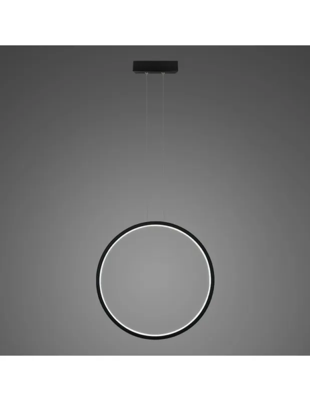 Altavola Design Lampa wisząca Ledowe okręgi No.1 X Φ60cm in 4k 32W czarna Wybór klientów