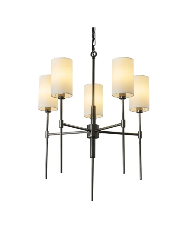 Step Into Design Lampa wisząca DARLING czarny połysk 60 cm ST-9501-5 BLACK Ostatnie sztuki