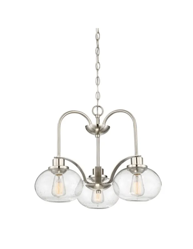 Elstead TRILOGY Żyrandol E27 3x60W Nikiel QZ-TRILOGY3-BN kolory-swiatla.pl Promocja