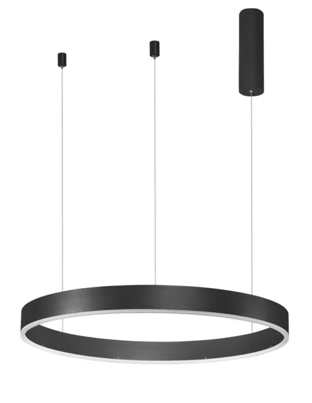 Luces Exclusivas JACA Wisząca LED 40W 2800lm 3000K Ściemnialna czarny mat LE41420 Szybka wysyłka