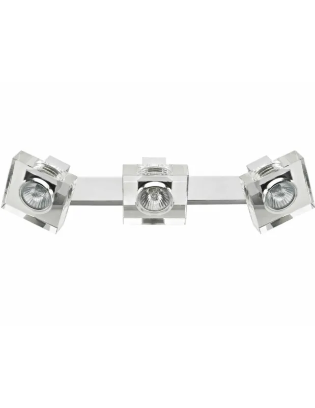 Wyjątkowa oferta Light Prestige Victoria 3 kinkiet LP-710/3W 3xGU10 srebrny, transparentny