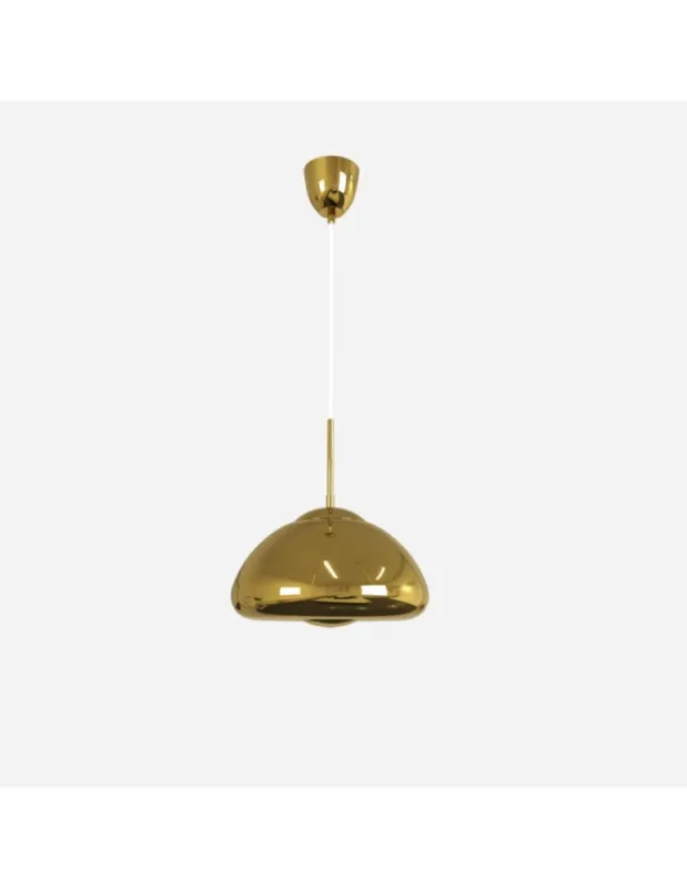 Abruzzo Lampa Wisząca Szklana E27 Złota Zonda ABR-LSW-GD Szybka dostawa