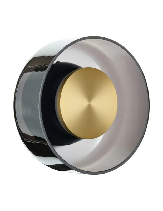 Step Into Design Lampa ścienna DONUT 18 cm - LED, szkło, szaro-złota ST-5072W smoky gold Kup online