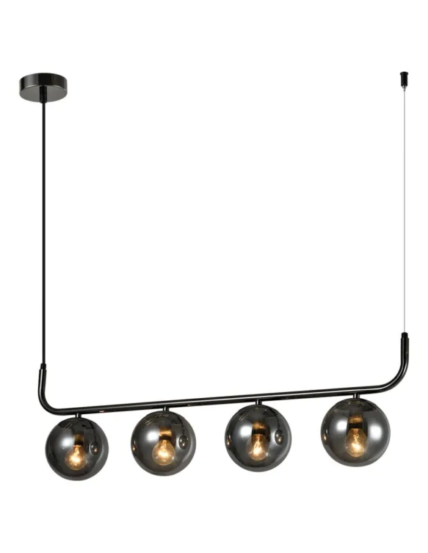 Dodaj do koszyka Light Prestige Lampa wisząca Alisa grafitowa 4xE14 LP-005/4L grafit