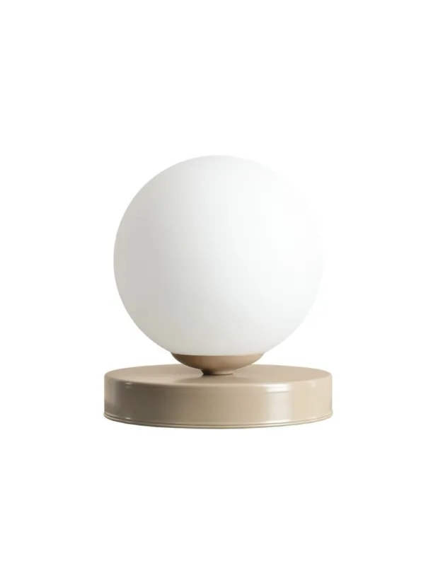 Najlepsza cena Aldex Lampka Biurkowa Ball Beige S 1 x max 10W LED (1076B17_S) kolory-swiatla.pl