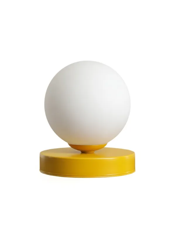 Aldex Lampka Biurkowa Ball Mustard S 1 x max 10W LED (1076B14_S) kolory-swiatla.pl Sprawdź teraz