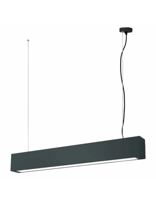 Wyjątkowa oferta Light Prestige Ibros wisząca czarna średnia 18W 3000K IP20 LP-7001/1P 20 BK-63 18/3 1xLED czarny
