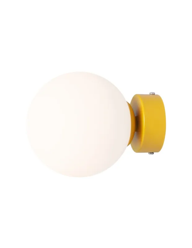 Aldex Kinkiet Ball Mustard S 1 x max 10W LED (1076C14_S ) kolory-swiatla.pl Zniżka
