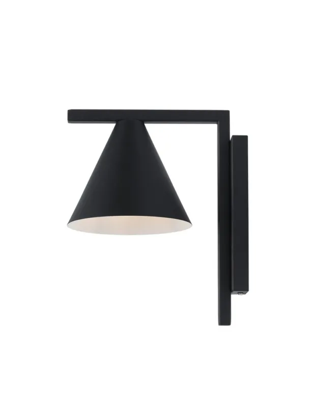 Aldex Kinkiet FORM BLACK 1 x max 15W LED (1108C1) Bezpieczne zakupy