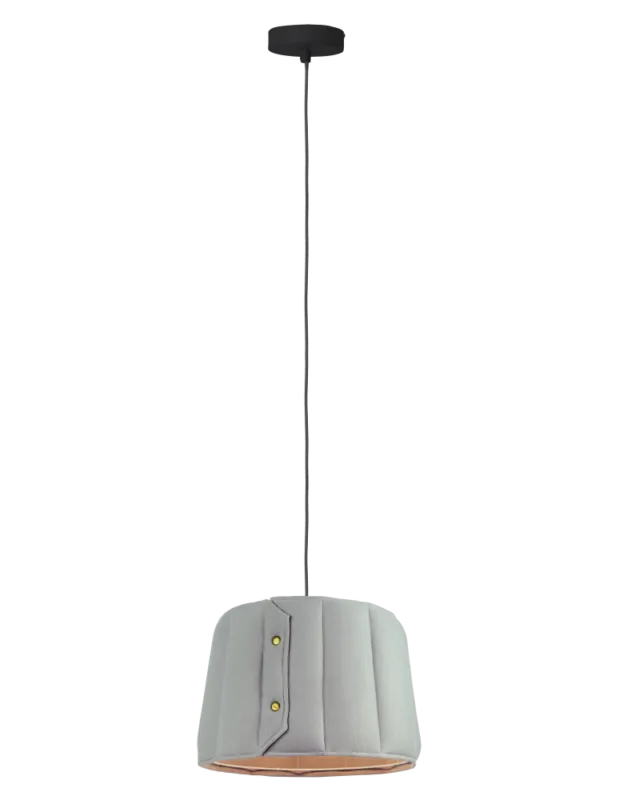 Light Prestige Vitoria wisząca mała E27 szary LP-6030/1P S kolory-swiatla.pl Rabat
