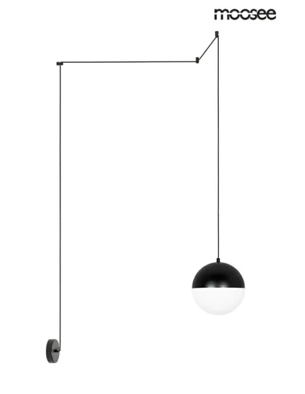 MOOSEE lampa ścienna BOWL czarna (MSE010100173) Bezpieczna płatność