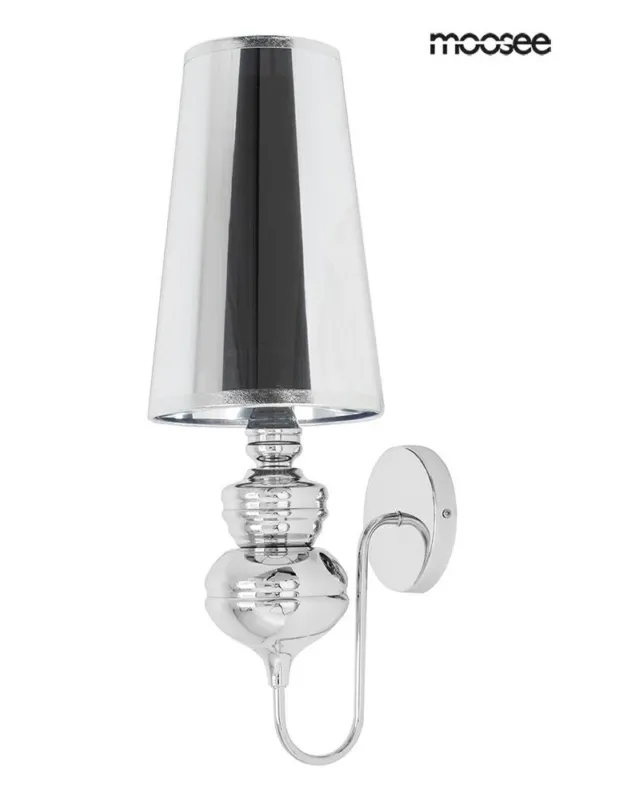 Moosee MOOSEE lampa ścienna QUEEN 20 srebrna (MSE010100229) Bestseller
