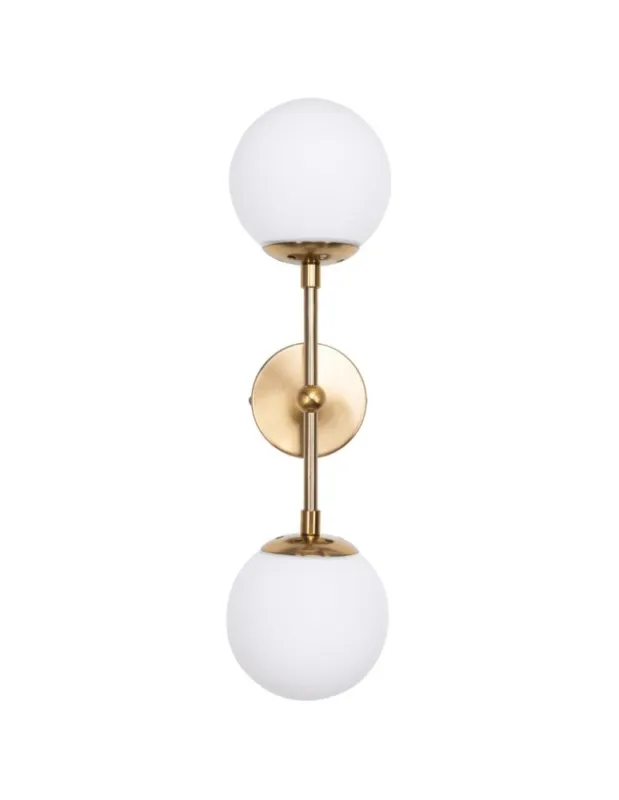 Light Prestige Dorado kinkiet 2 złoty L 2xE14 złoty / biały Wyjątkowa oferta