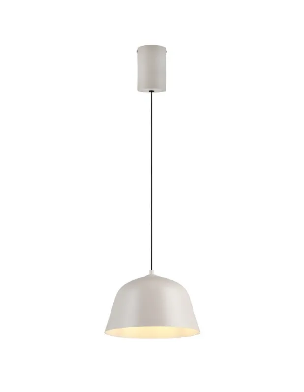 RL Lampa wisząca w odcieniu ciepłej szarości, utrzymana w prostej, współczesnej formie. R36411076 Ostatnia szansa