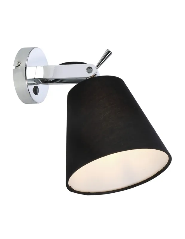 Dostępne od ręki Light Prestige Bali kinkiet czarny E14 czarny LP-5031/1W BK kolory-swiatla.pl