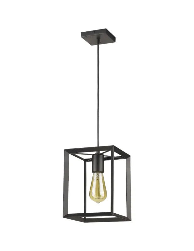 Light Prestige Napoli wisząca czarna E27 czarny LP-4146/1P-BL kolory-swiatla.pl Szybka dostawa