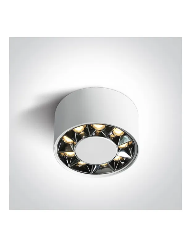 One Light TUBOS 100 sufitowa 12W 3000K biały 12112X/W/W Wyjątkowa oferta