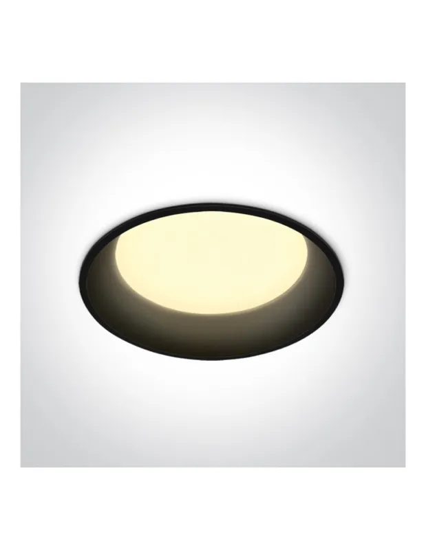 One Light Wpust lampa LED czarna 22W Maronas 2 10122D/B/W kolory-swiatla.pl Oferta limitowana