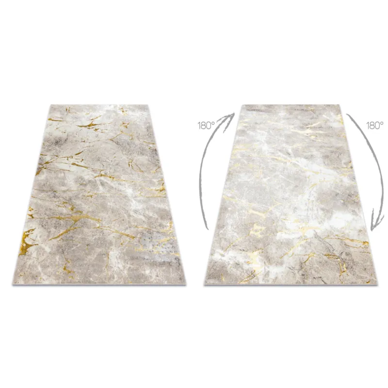 Dywan BLISS Z197AZ147 ciemny beż / złoty - 200x290 cm - Tylko do końca tygodnia