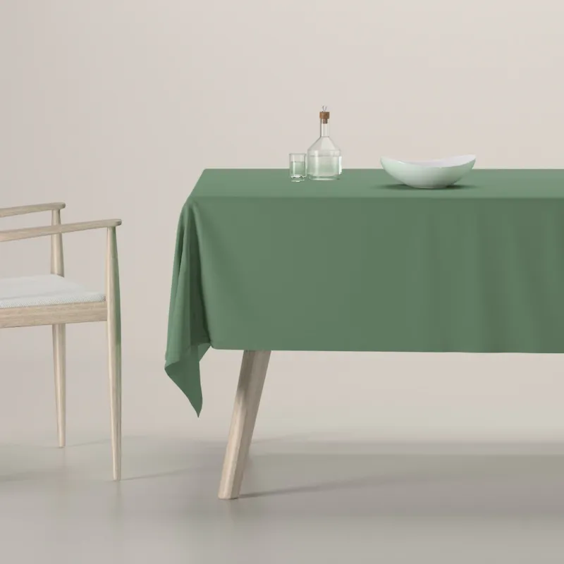 Obrus prostokątny 130 x 210 cm zielony - Bezpieczna płatność