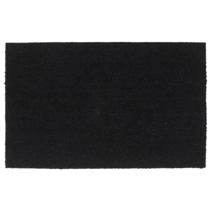 Promocja vidaXL Wycieraczka, czarna, 50x80 cm, włókno kokosowe, tuftowana -