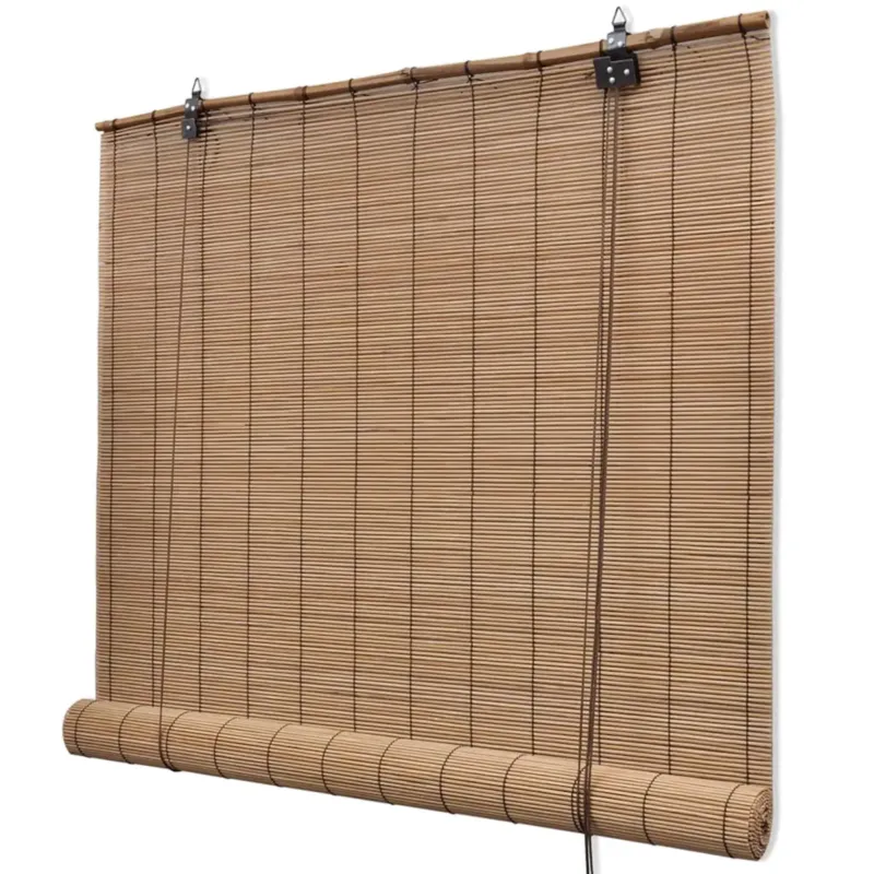 Okazja vidaXL Rolety bambusowe, 140 x 160 cm, brązowe -