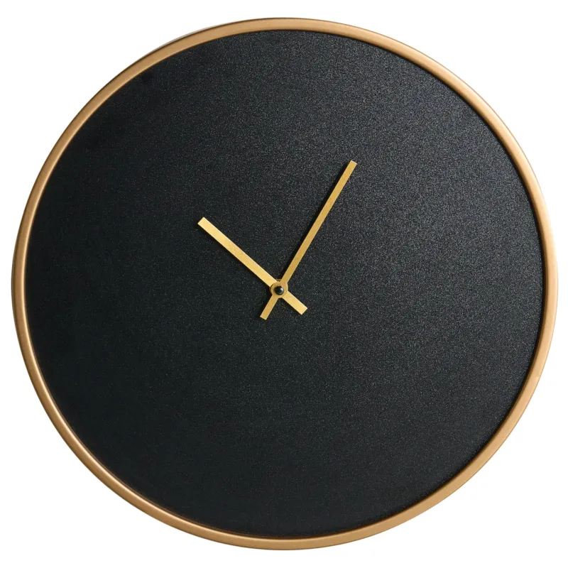 Kup online Zegar ścienny LUCENS 40 cm Czarny -