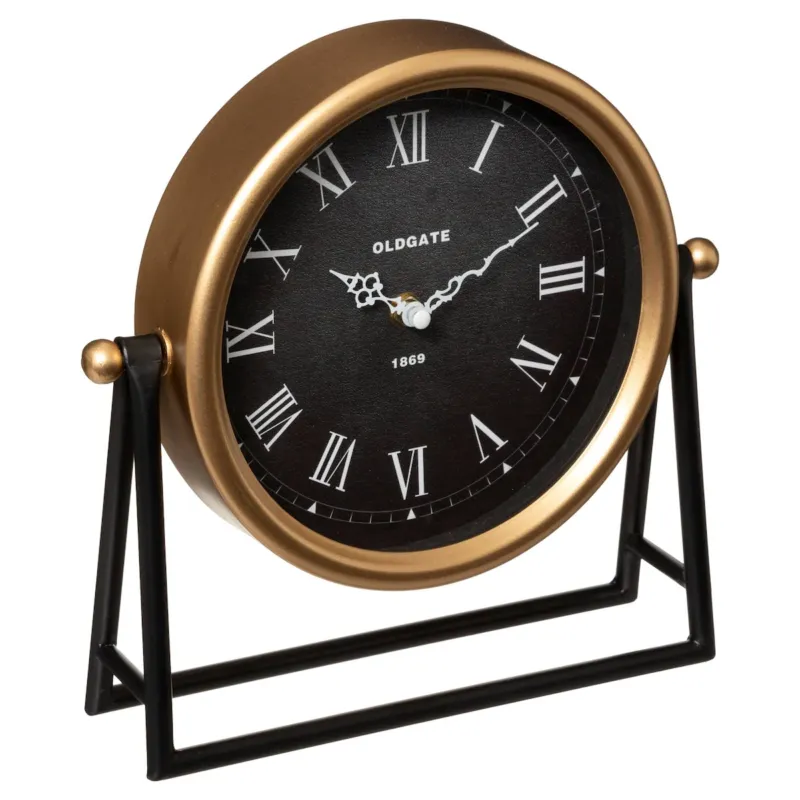 Oferta limitowana Zegar stojący na komodę LUCA, Ø 21cm -