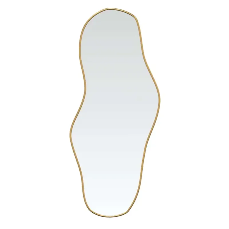 Kup online vidaXL Lustro ścienne, złote, 100x45 cm -