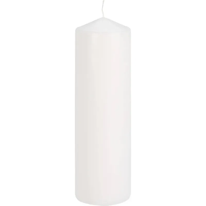 Świeca walec z parafiny, Ø 8 x 24,5 cm - Popularny
