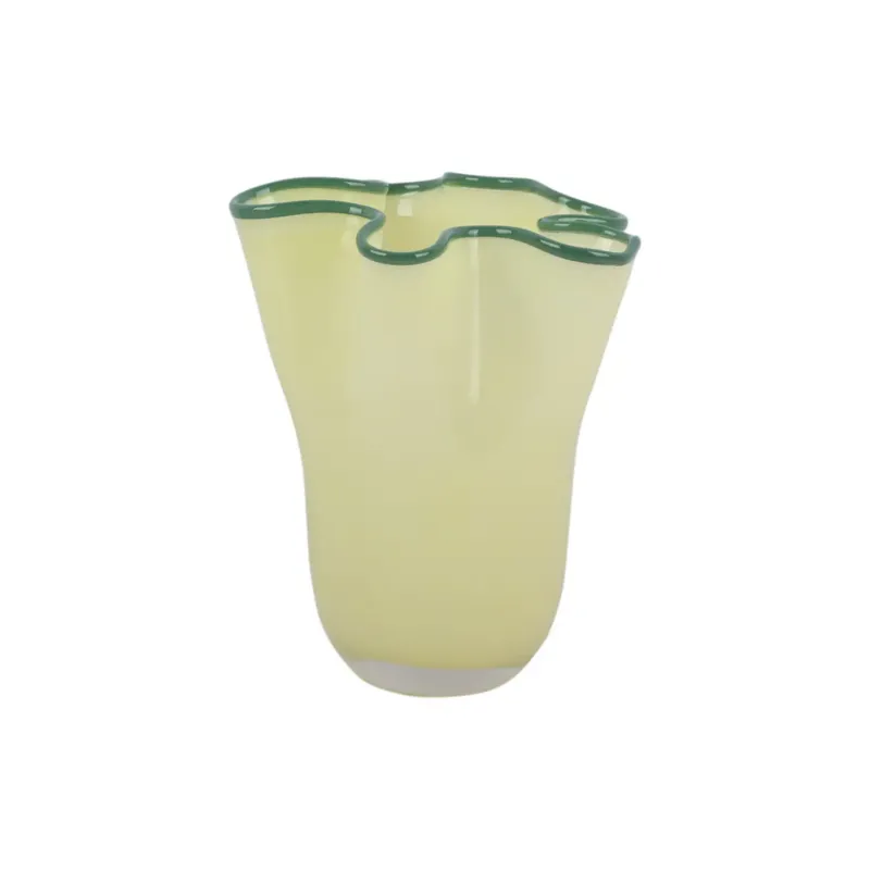 Wazon szklany RUFFLES, 22 cm - Oferta