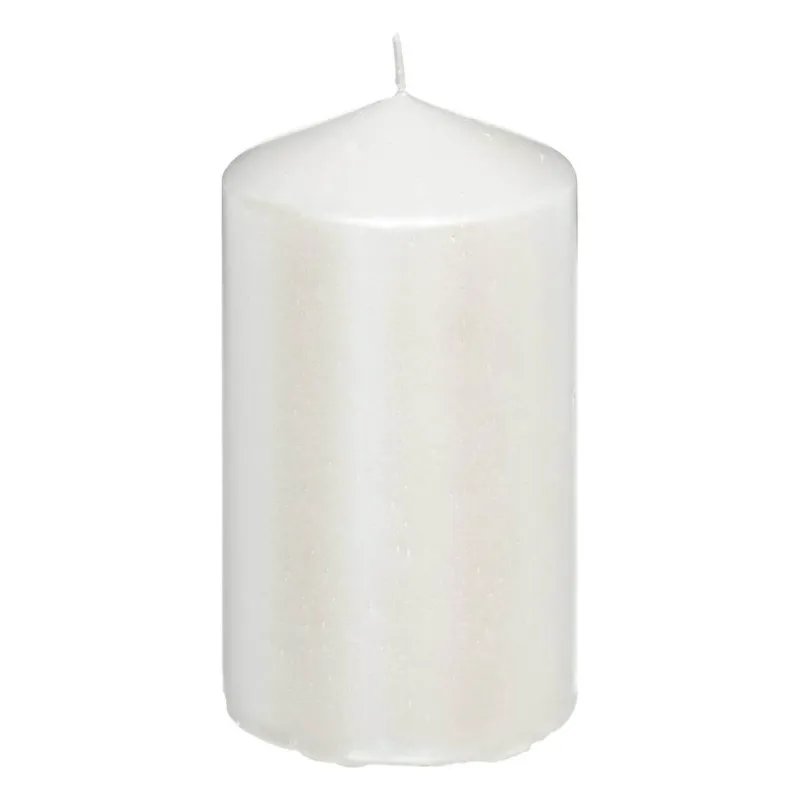 Promocja Świeca walec, błyszcząca, 12 cm -
