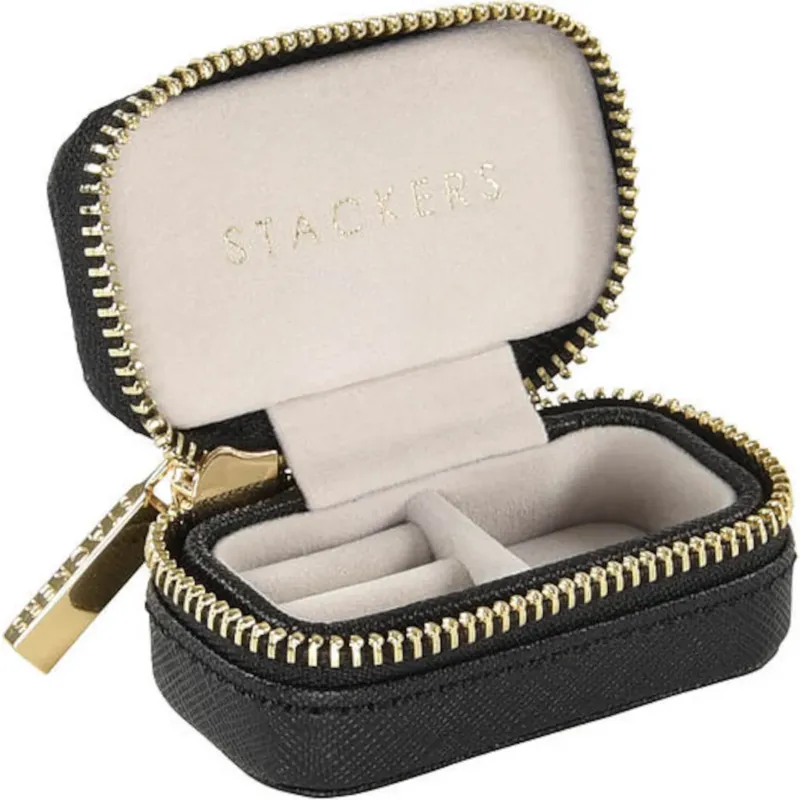 Pudełko podróżne Travel Mini Stackers czarne - Bezpieczne zakupy