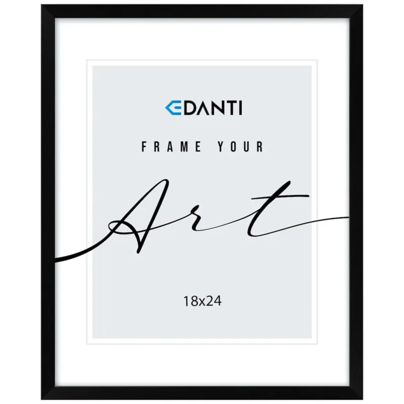 Ramka Na Zdjęcia 18X24 Cm Plakaty Rama Na Nóżce Stojąca Dekoracja Czarna - Wyjątkowa oferta