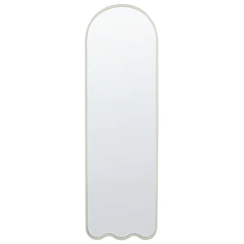 Tylko dziś Lustro ścienne BUSSY 45 cm 145 cm Metal Złamana biel -