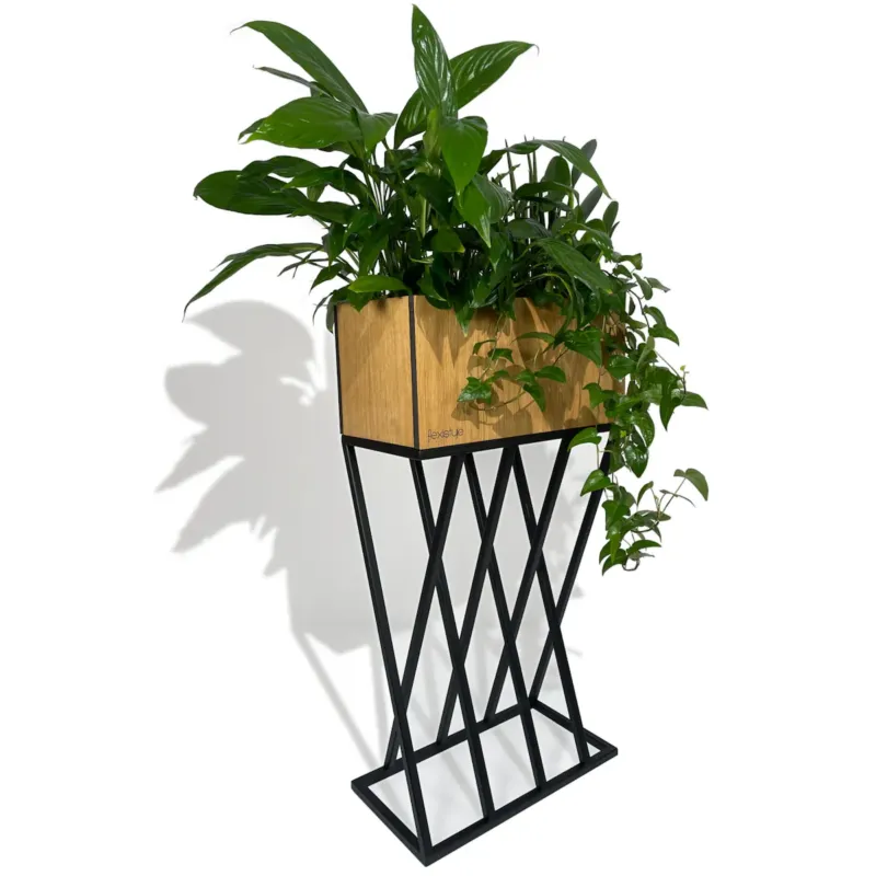 Niska cena Kwietnik loftowy Shape Oak 42x22x80 cm -