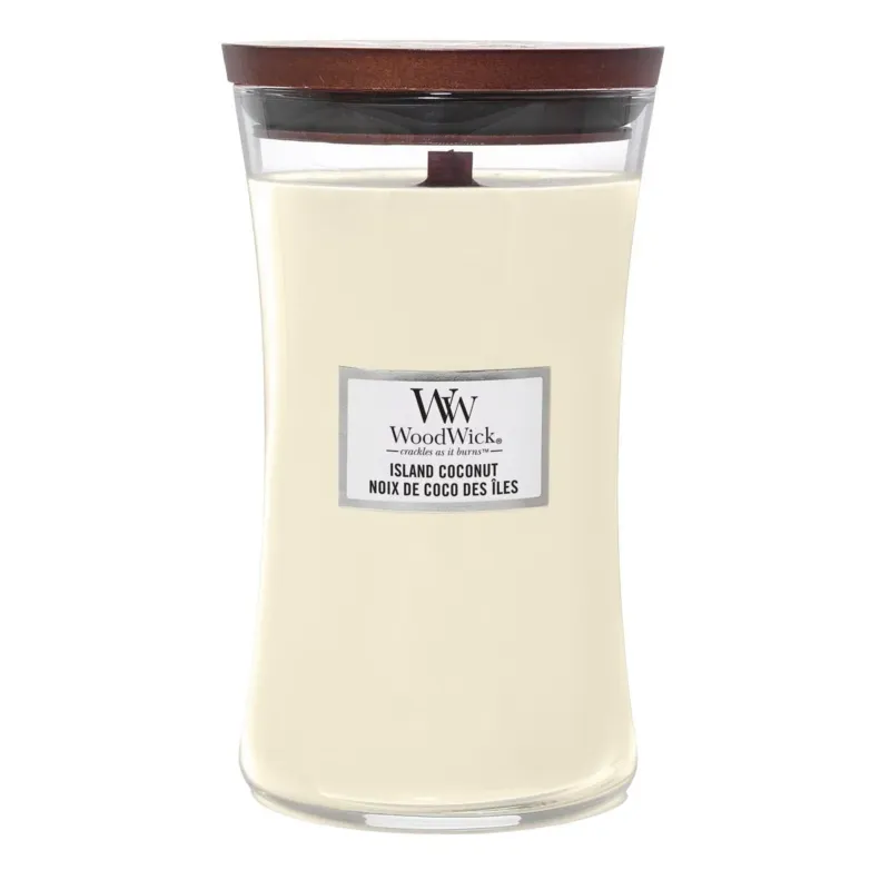 Oferta WoodWick świeca duża ISLAND COCONUT -