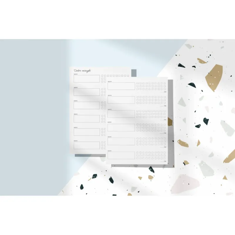 Wkład – Planner dobrych nawyków - Wysoka jakość