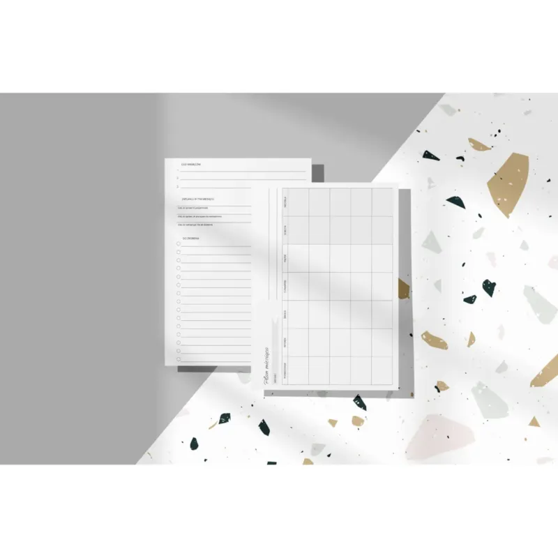 Wkład – Planner miesięczny - Dostępne od ręki
