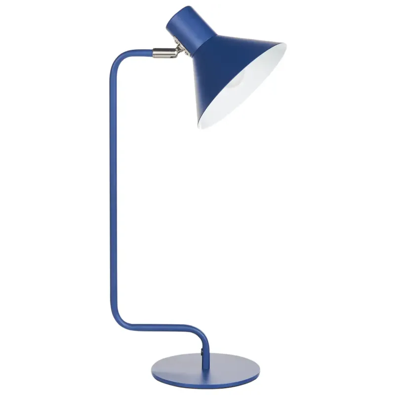 Niska cena Lampa stołowa RIMAVA Regulowana Metal Niebieski -