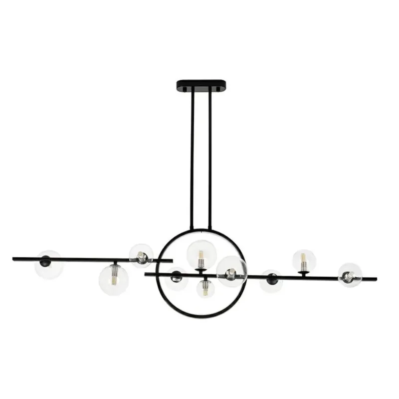 Lampa wisząca ALURE LINE TWIN 120 czarna - Rabat