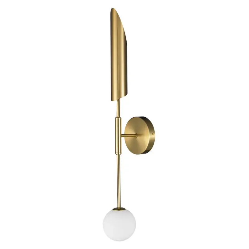 Obniżka ceny Lampa ścienna LUCCA złota 69 cm -