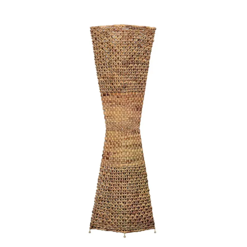 Podłogowa lampa Boho ABR-LP2-BH-E27 Abruzzo włókno naturalne brązowa - Tylko dziś