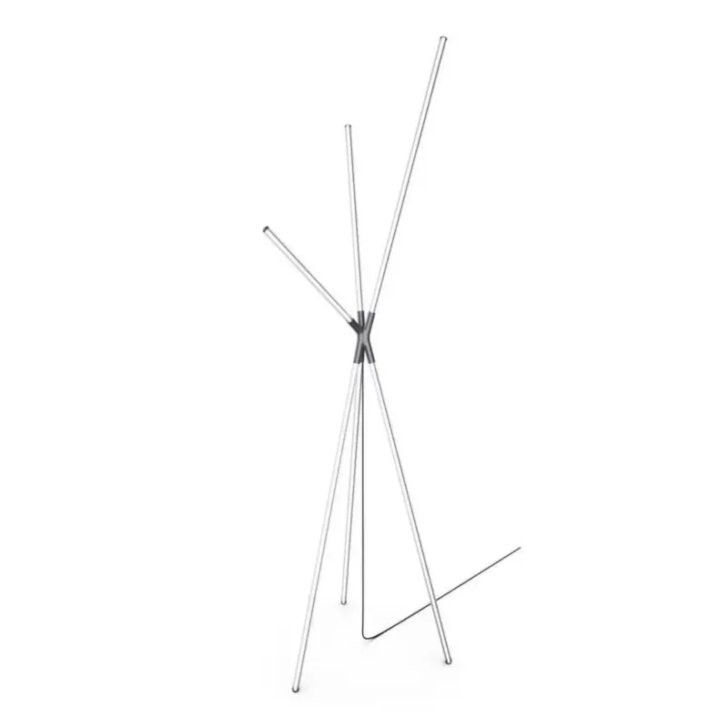 Podłogowa lampa Lautaro 1005 Zumaline LED 24W 3000K czarna biała - Ostatnie sztuki