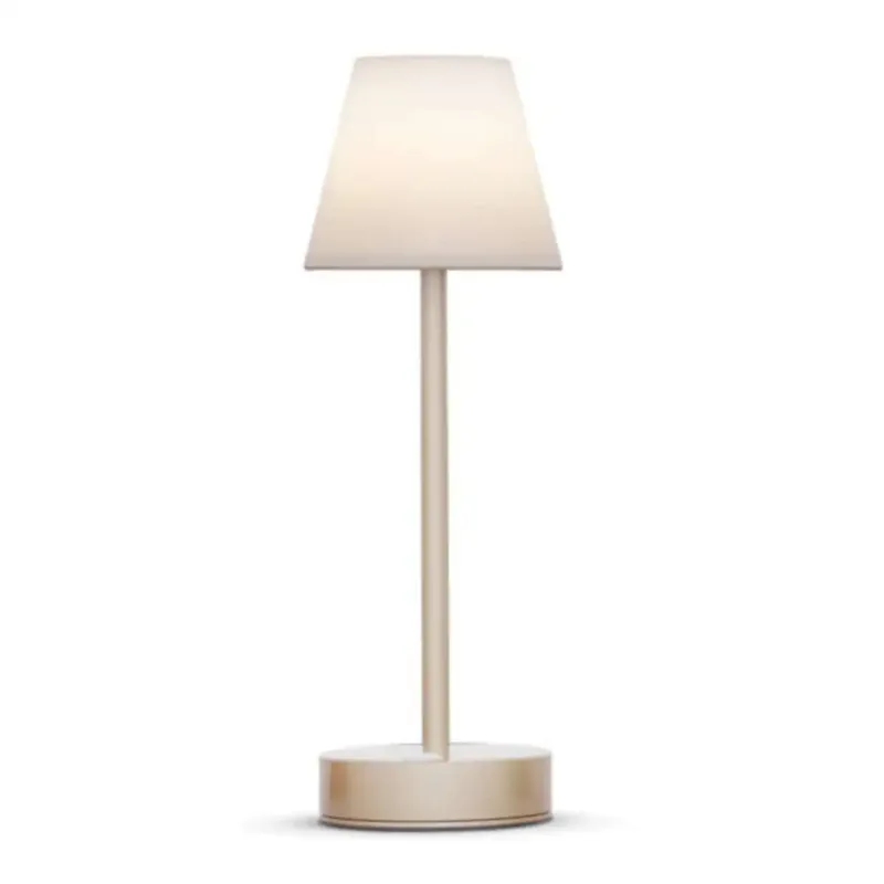 Łatwy zwrot Dotykowa stołowa lampka Lola LUMLLS030BRWLNW King Home IP44 do baru beżowa -