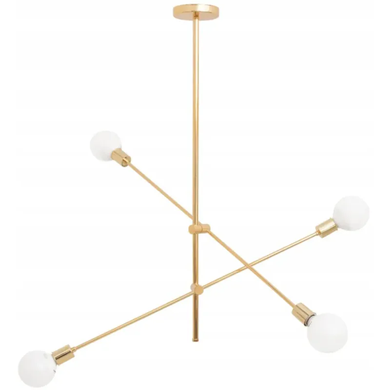 Hit cenowy Lampa Sufitowa Żyrandol App479 Metal Złota Loft -