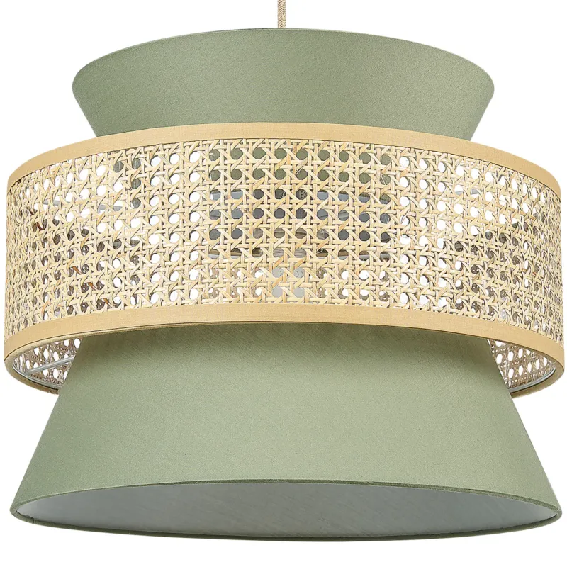 Lampa wisząca LUYANO Rattan Jasnozielony - Oferta czasowa
